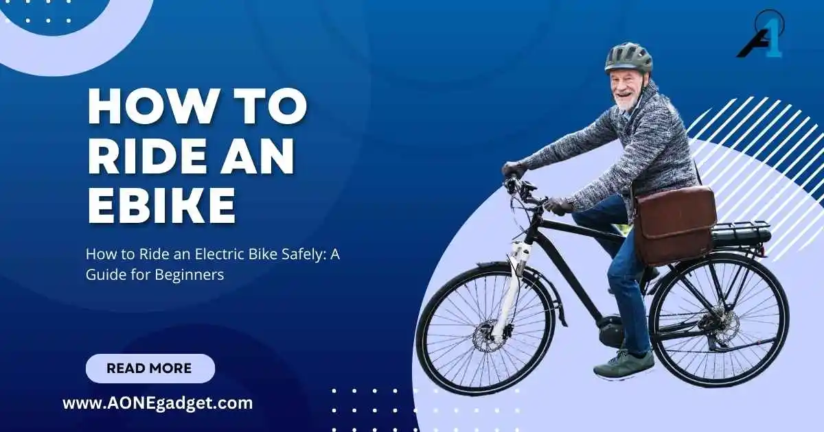 how to ride an ebike